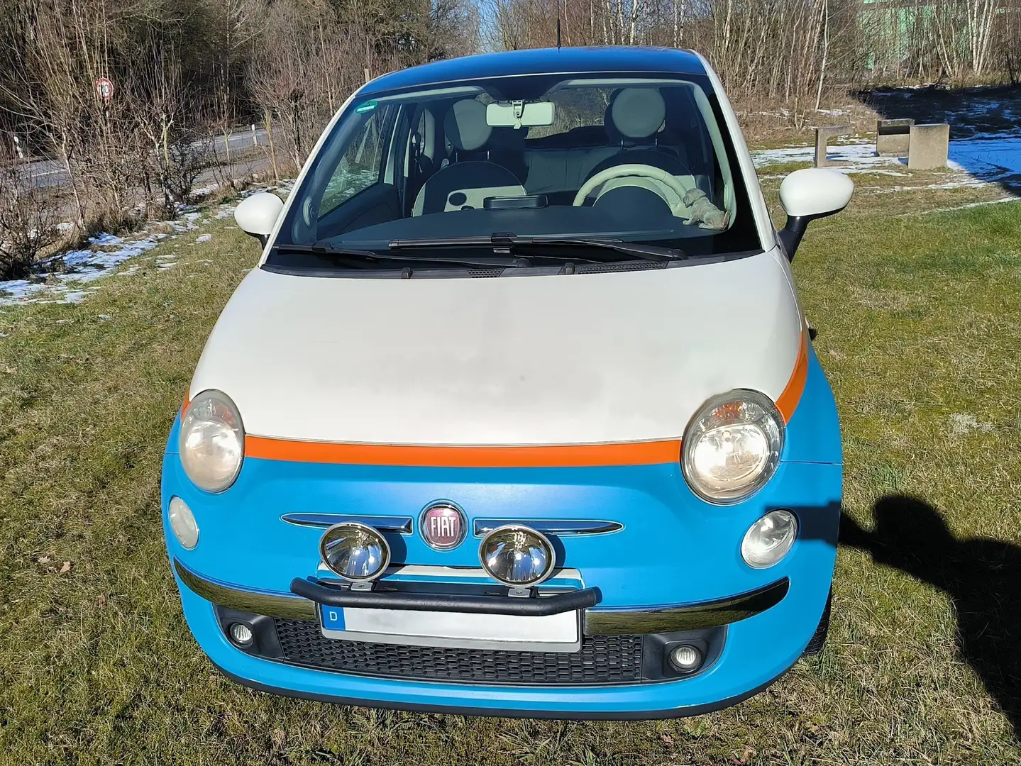Fiat 500 1.2 - schöne Ausstattung - Kfz-Steuer € 26,- Fehér - 1