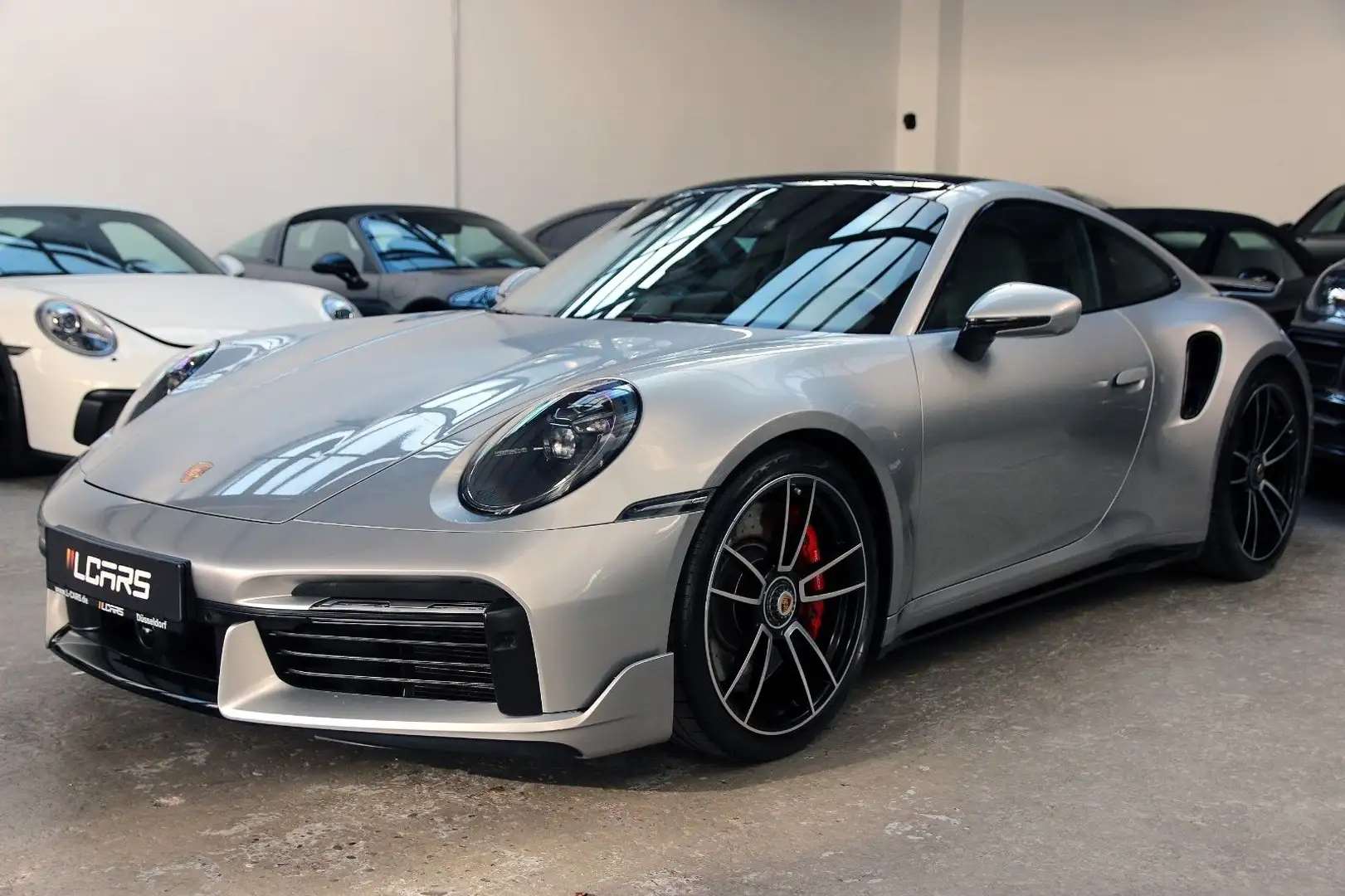 Porsche 992 Turbo Aero-Kit 18Wege Sportabgas Schiebedach Argent - 2
