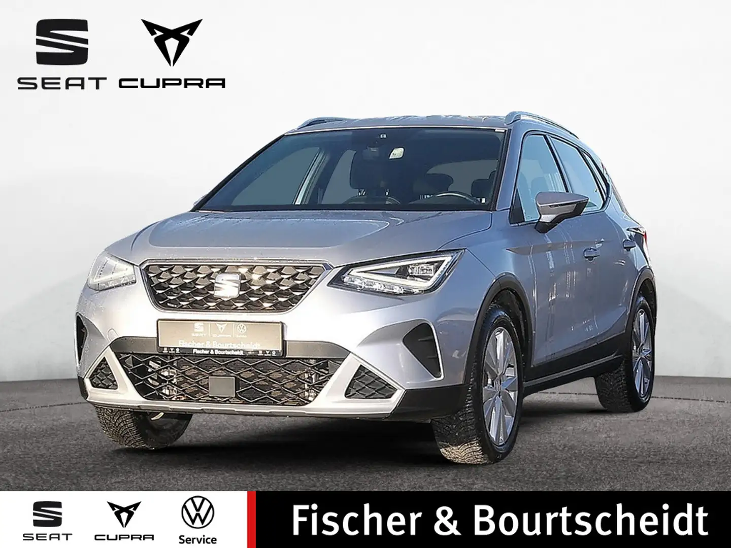 SEAT Arona 1.0 TSI Xperience NAVI LED PDC SHZ APP Silber - 1