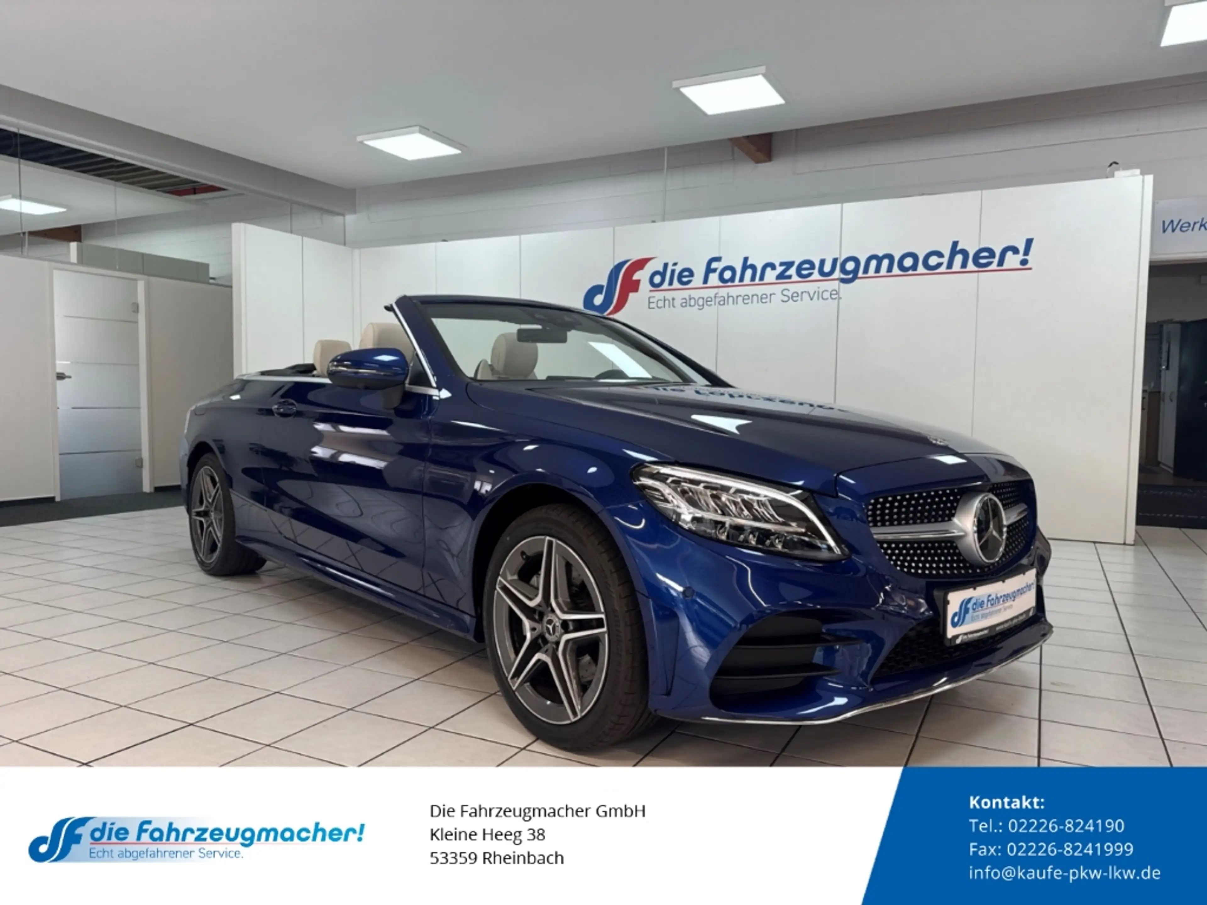 Mercedes-Benz C 200 Cabrio 4Matic Sportpaket AMG LED Leder Mem.Si 360