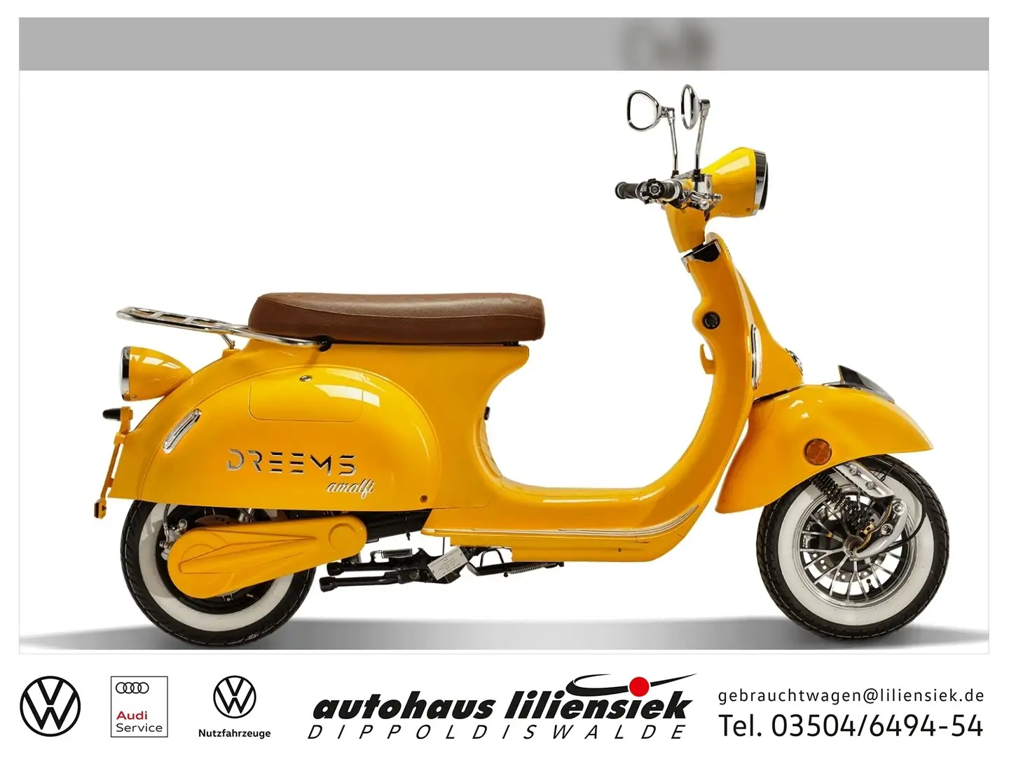 Dreems Amalfi e-Roller *Topcase* Jaune - 1