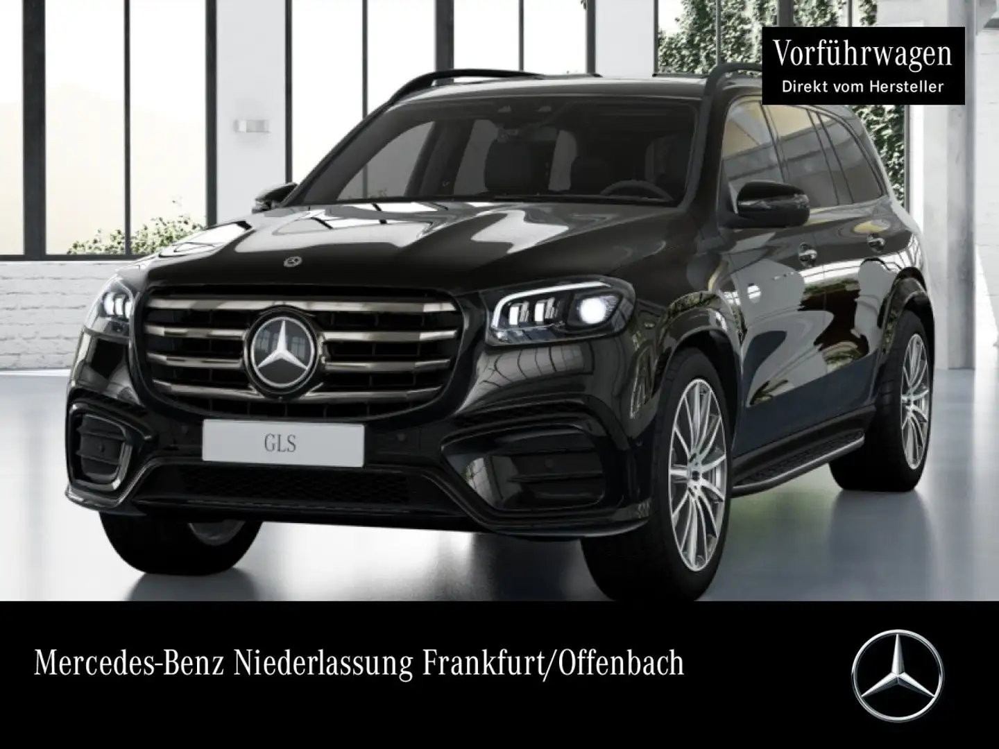 Mercedes-Benz GLS 450 d 4M AMG+NIGHT+PANO+360+AHK+MULTIBEAM+SPUR Schwarz - 1