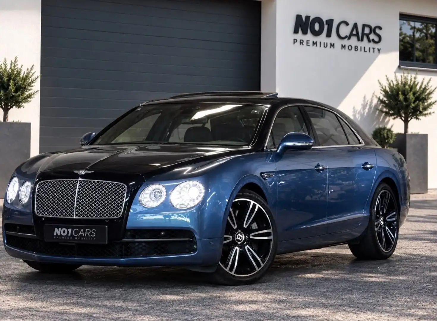 Bentley Flying Spur V8 *TWO-TONE*MASSAGE*TOP Blau - 1