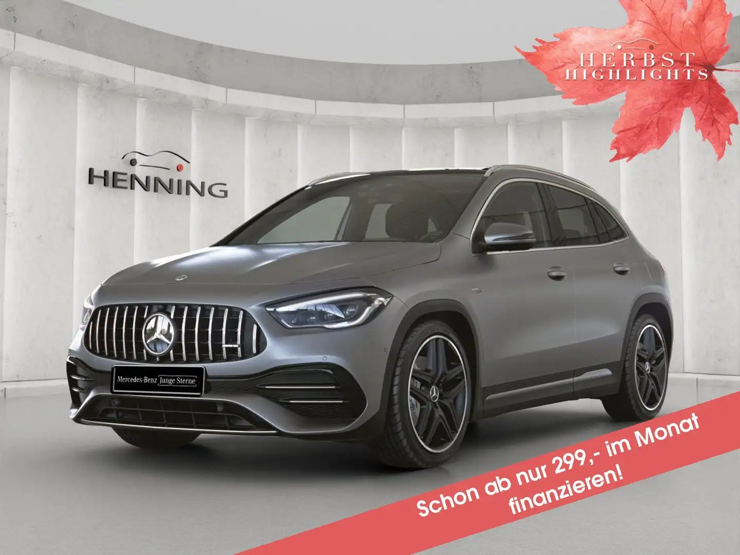Mercedes-Benz GLA 35 AMG 4M MAGNO Panorama Burmester Distr 20" Grau - 1