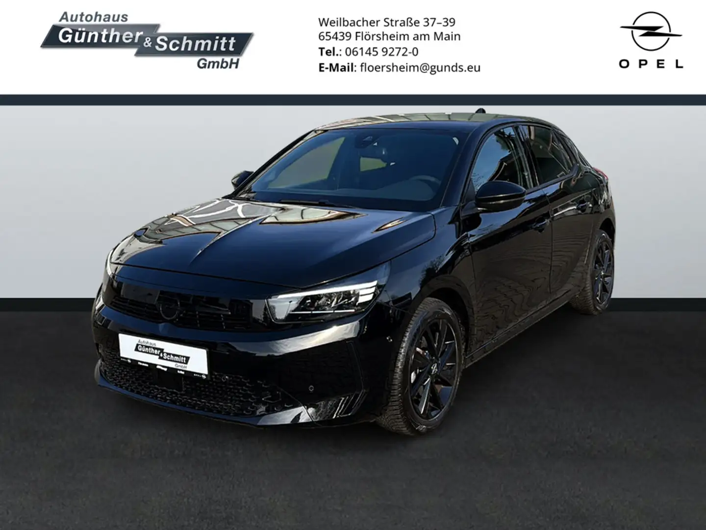 Opel Corsa F 1.2 GS PDC SHZ KAMERA NAVI FACEL. LED Zwart - 1