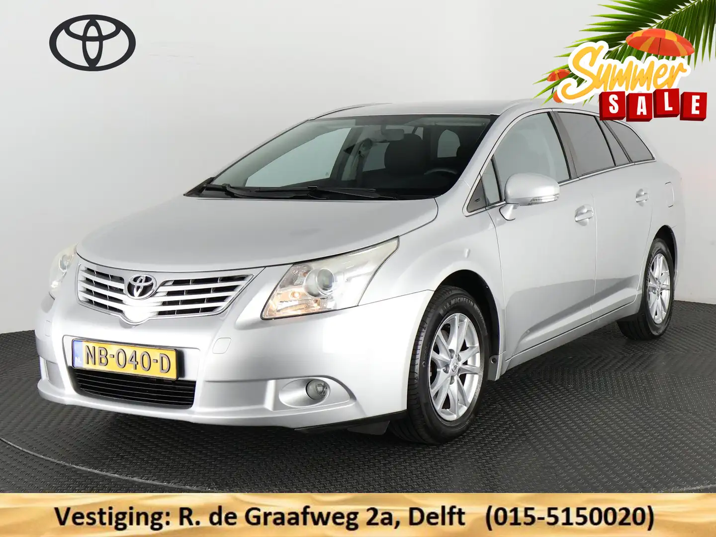 Toyota Avensis Wagon 1.8 VVTi Business Automaat | Navigatie | Cli Gris - 1