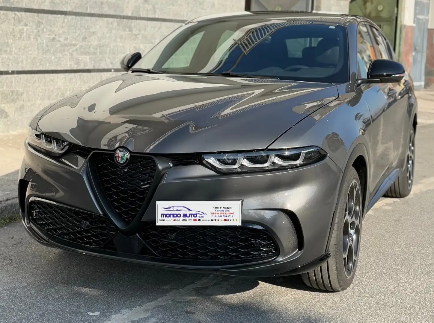 Alfa Romeo Tonale 1.6 130 CV  AUTO  DIESEL   VELOCE UFFICIALE KMO Gris - 1