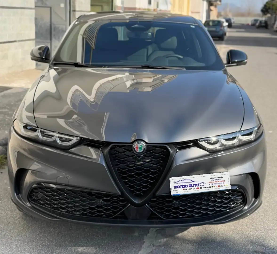 Alfa Romeo Tonale 1.6 130 CV  AUTO  DIESEL   VELOCE UFFICIALE KMO Gris - 2