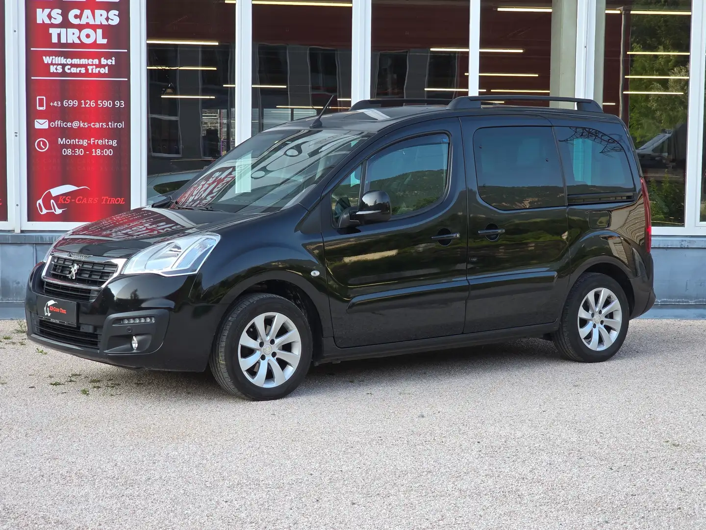 Peugeot Partner Allure 1,6 HDI Panorama Navi AHK Negro - 1