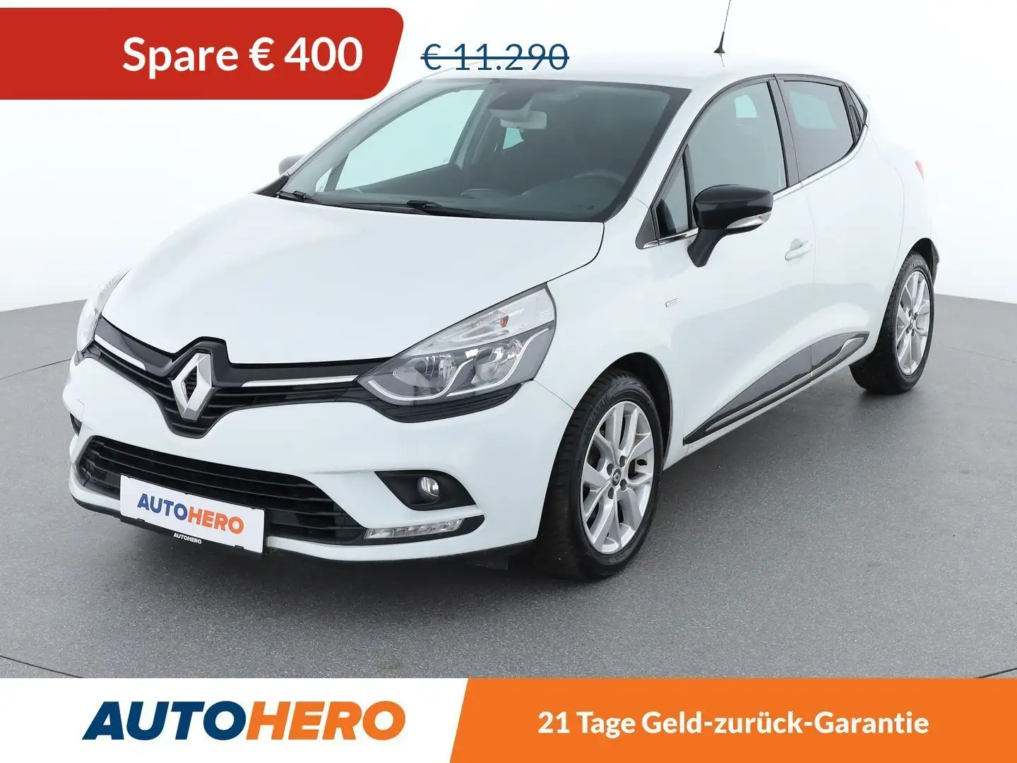 Renault Clio 0.9 Energy Limited *NAVI*KLIMAAUT*BT*TEMPO* Weiß - 1