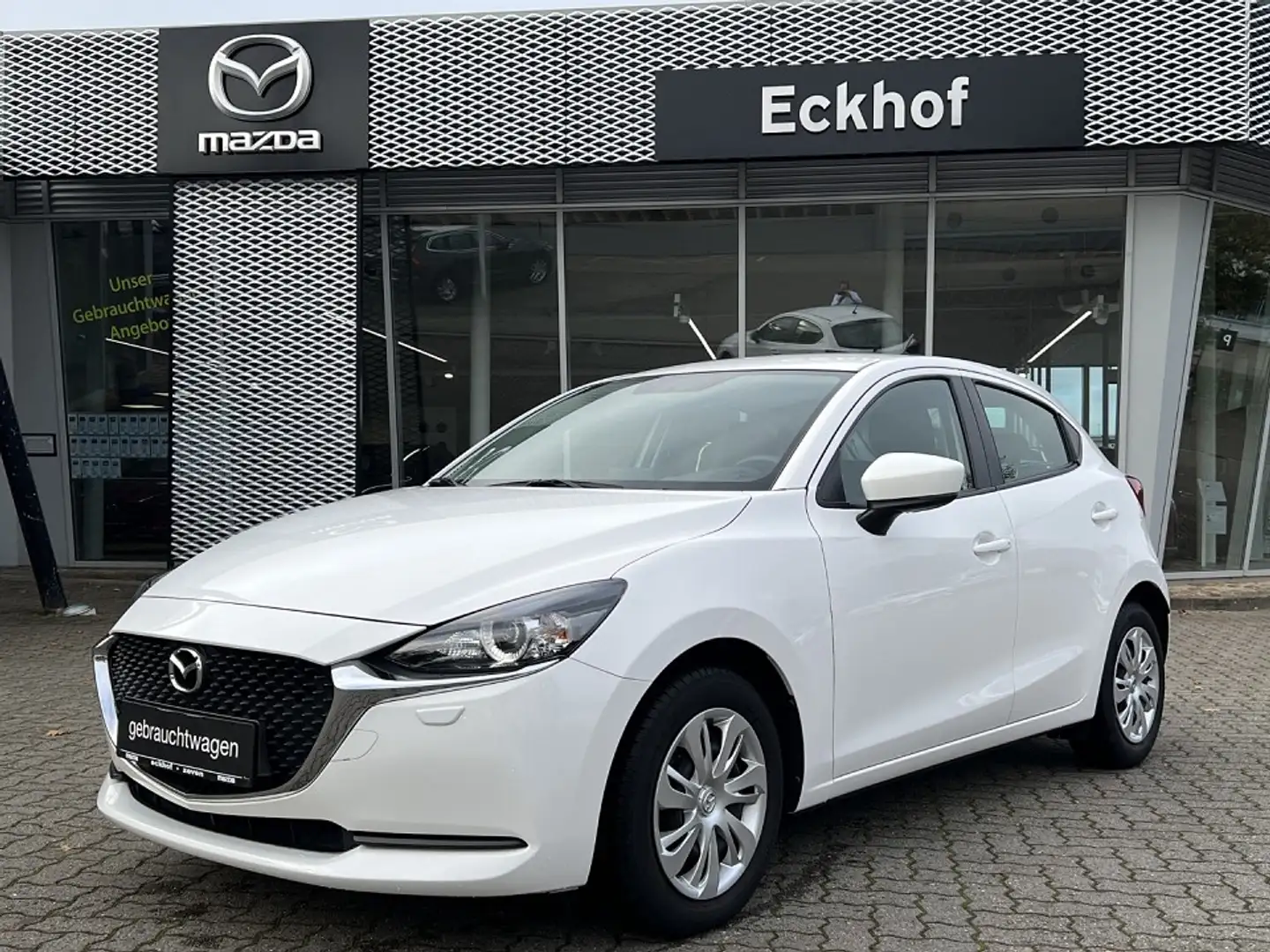 Mazda 2 5-Türer 1.5 (75 PS) Center|KLIMA|CarPlay Blanc - 1
