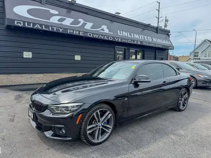 Black 2018 BMW 4 Series Convertible All-Wheel Drive Automatic