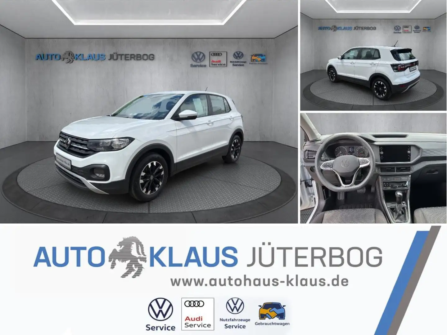 Volkswagen T-Cross 1.0 TSI DSG Navi über App-Connect+Sitzh Weiß - 1