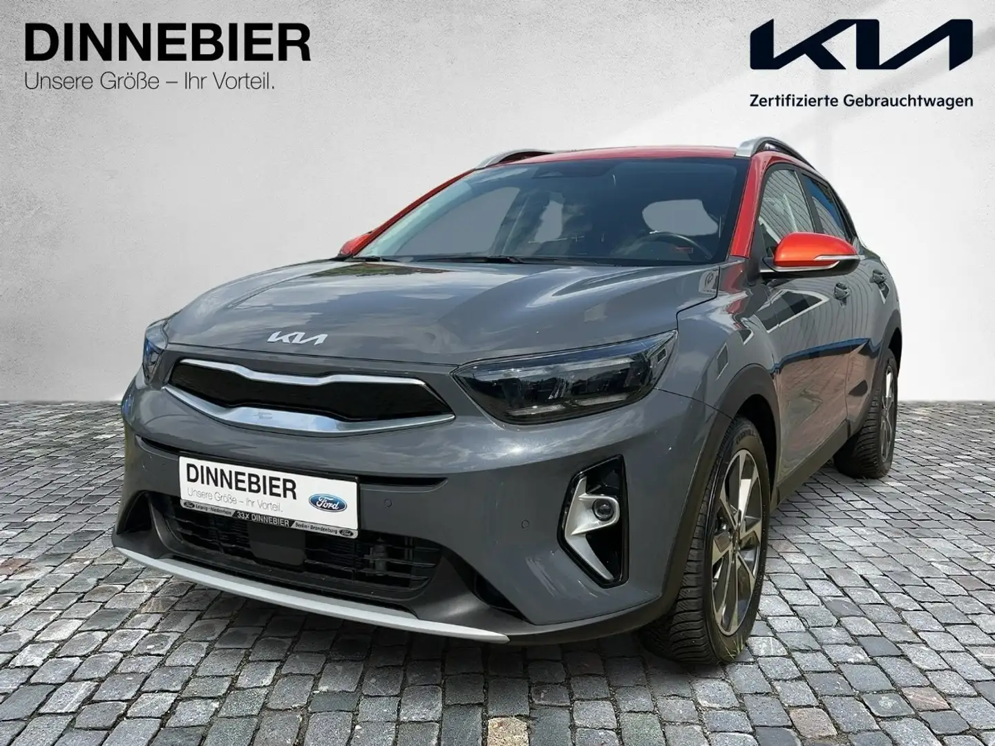 Kia Stonic Spirit Automatik+LED+Navi+Kamera+SHZ Grau - 2