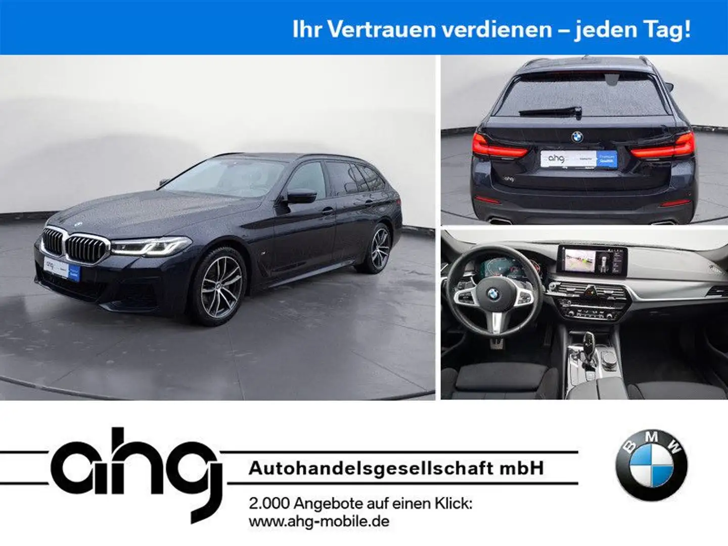 BMW 520 d xDrive Touring M Sportpaket Innovationsp. Schwarz - 1
