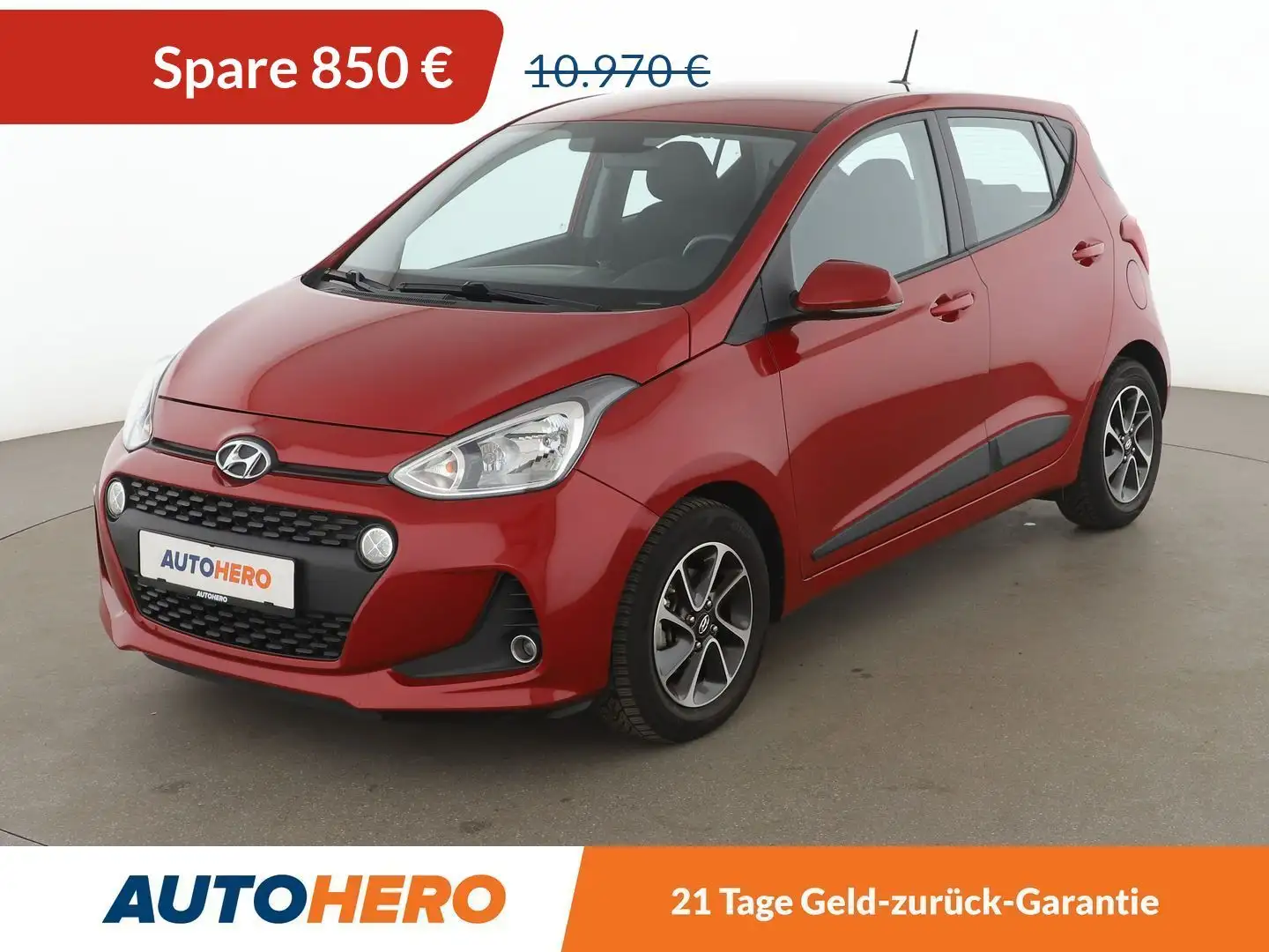Hyundai i10 1.2 Style*SHZ*KLIMA*TEMPO*GARANTIE* Rot - 1