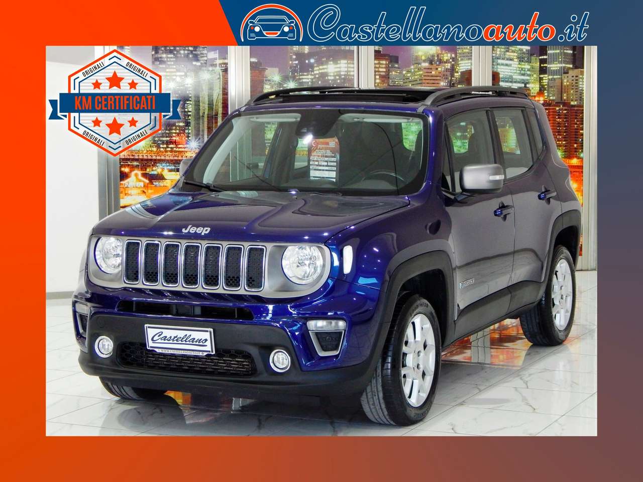 Jeep Renegade 2.0 mjt Limited 4wd 140cv Aut. 9m TETTO-PELLE-PARK
