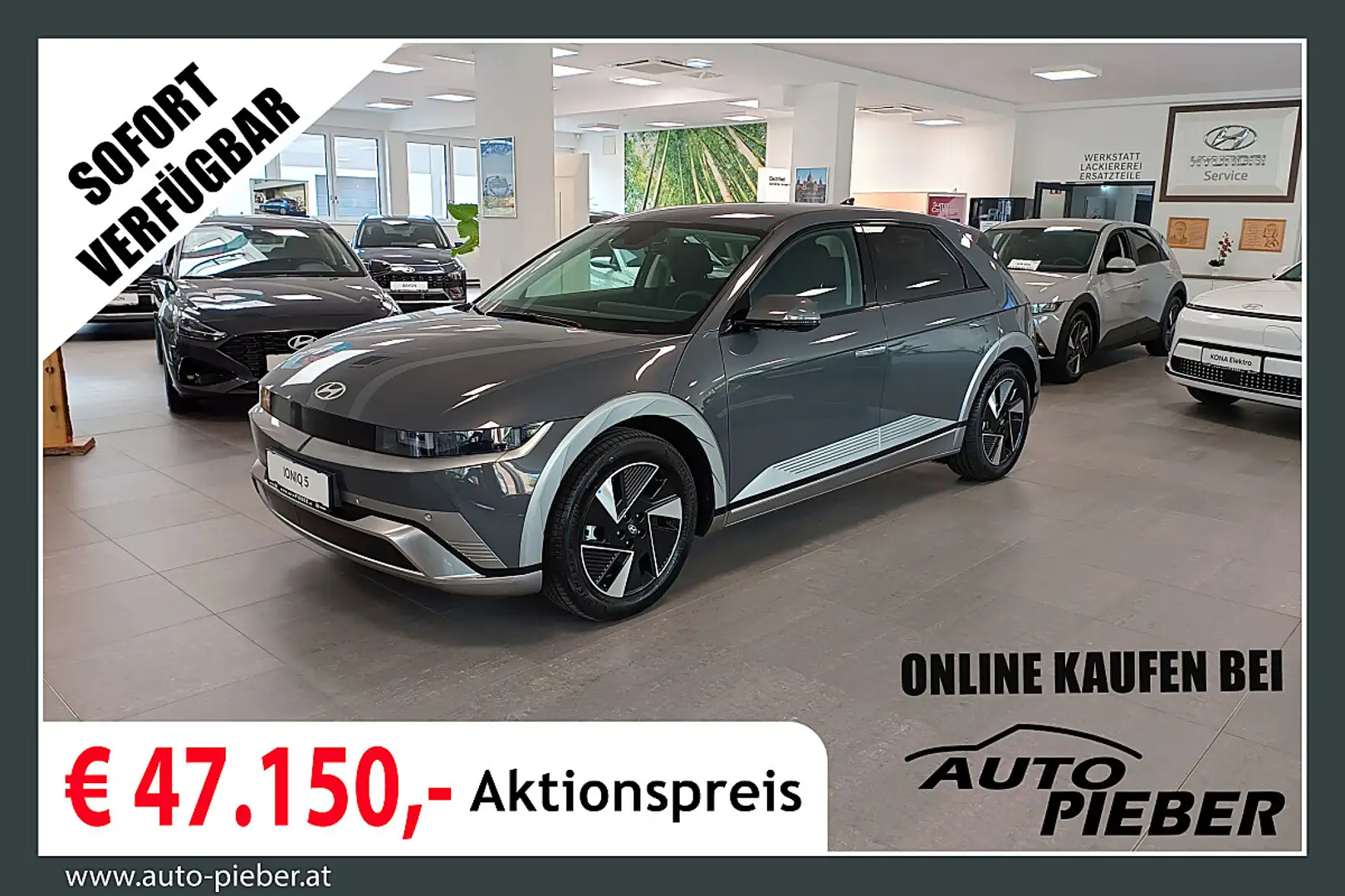 Hyundai IONIQ 5 Ioniq 5 84kWh GO! 4WD *Wärmepumpe*Matrix-LED*Navi* Grau - 1