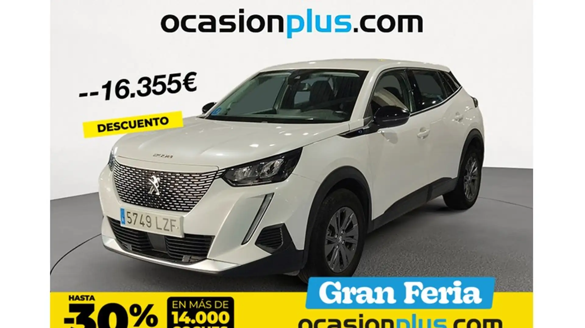 Peugeot 2008 Active Pack Eléctrico 100kW Blanco - 1