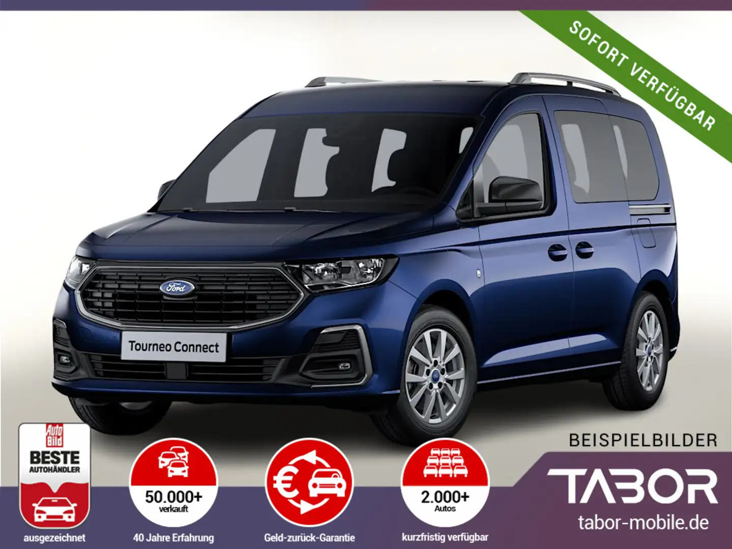 Ford Tourneo Connect 2.0 TDCI 102 Titanium WinterPak Blau - 1