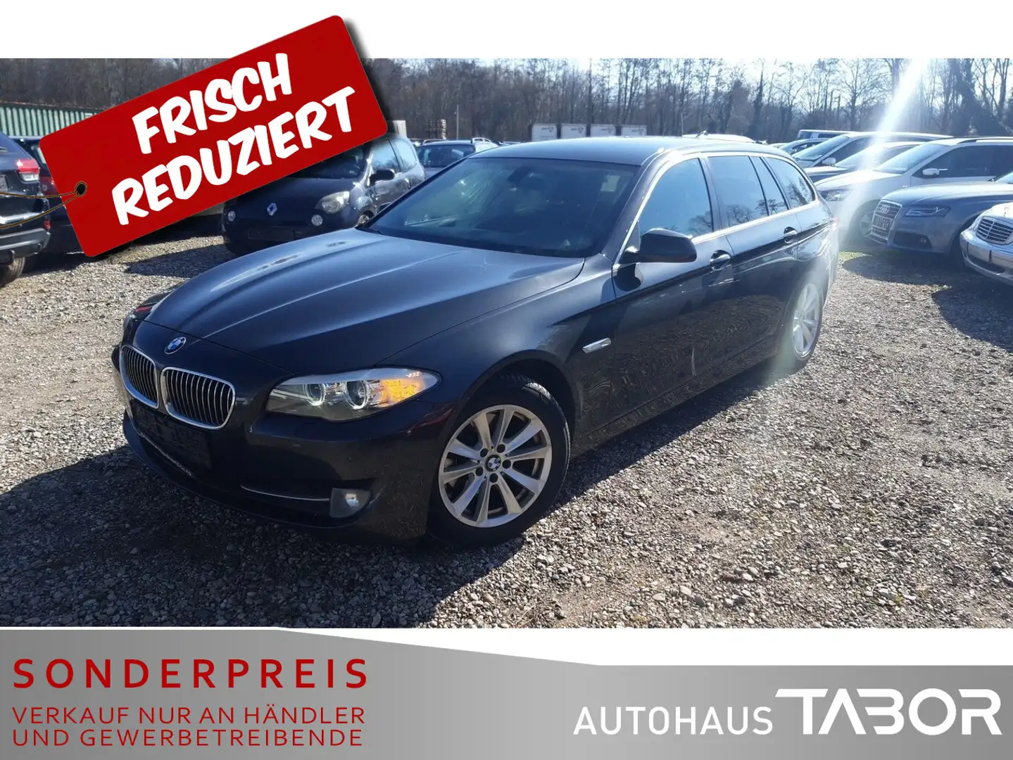 BMW 520 520d Touring Steptronic Navi Xenon PDC SHZ AHK Grau - 1