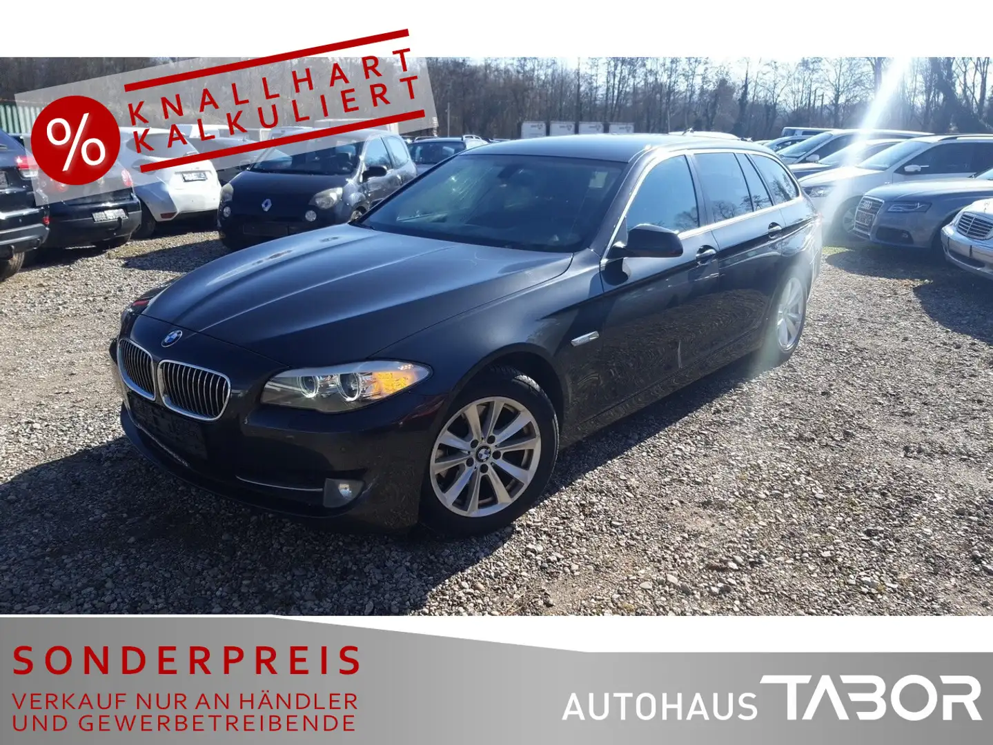 BMW 520 520d Touring Steptronic Navi Xenon PDC SHZ AHK Grau - 2