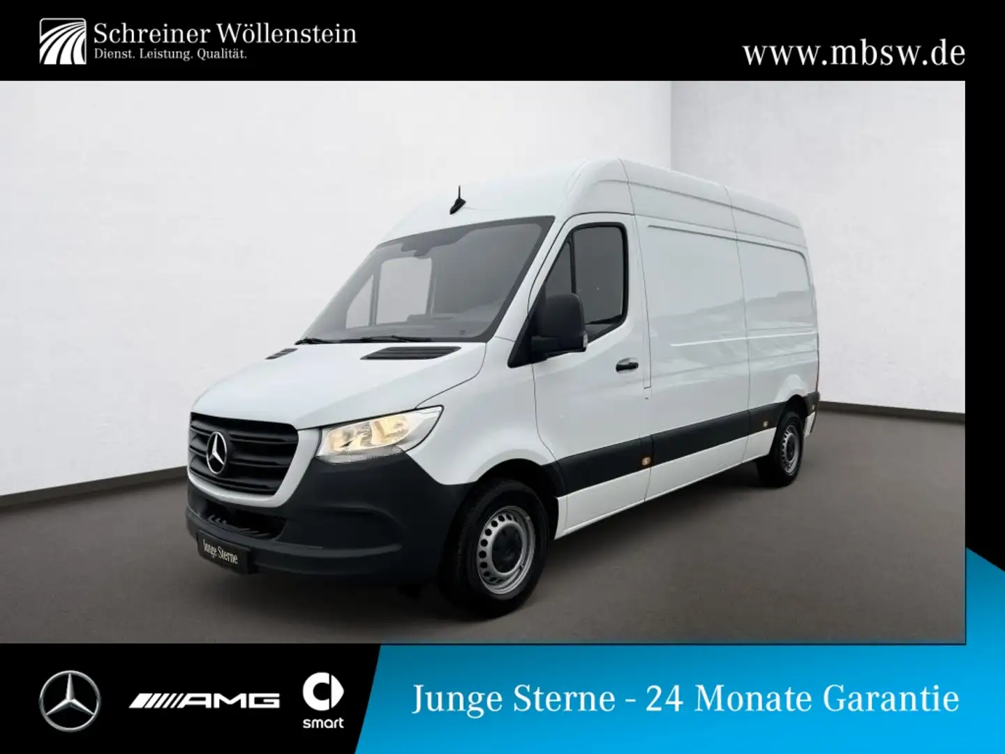 Mercedes-Benz Sprinter 314 KA L2H2 FWD Autom. Kamera*Klima*S23 Blanc - 1
