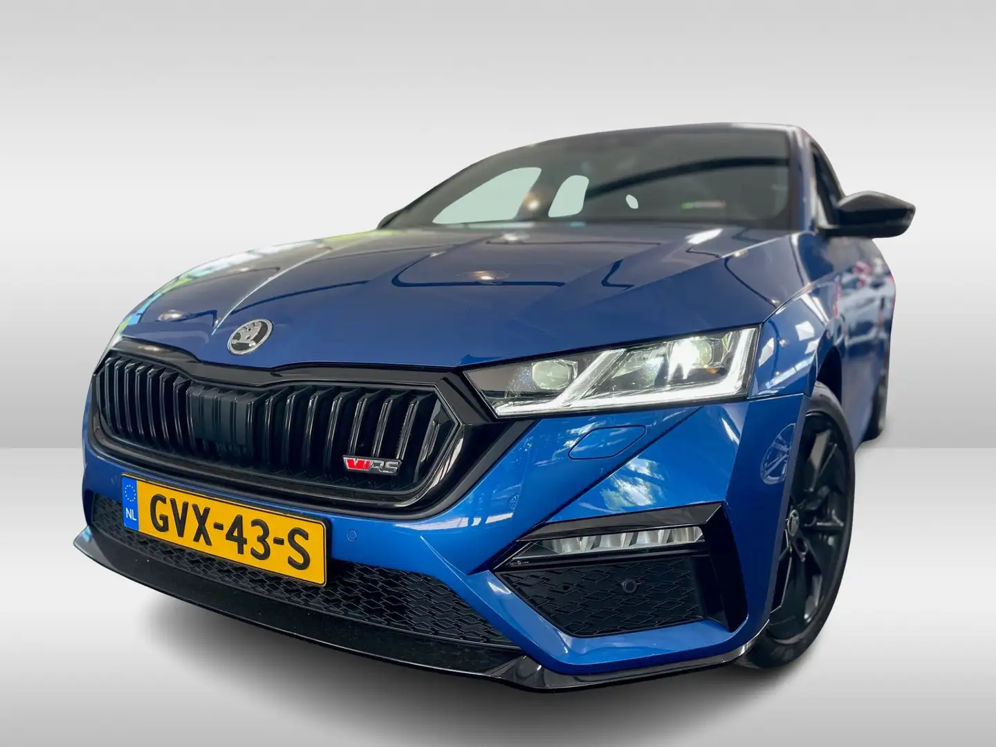 Skoda Octavia Combi IV RS 245PK DSG HYBRID RS-SPORT KEYLESS/LED/ Blauw - 2
