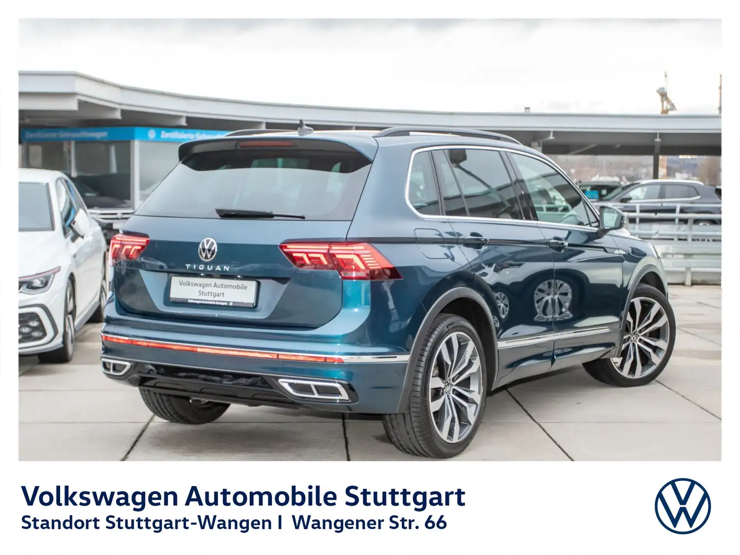 Volkswagen Tiguan R-Line 2.0 TDI DSG Navi Kamera LED ACC Blau - 2