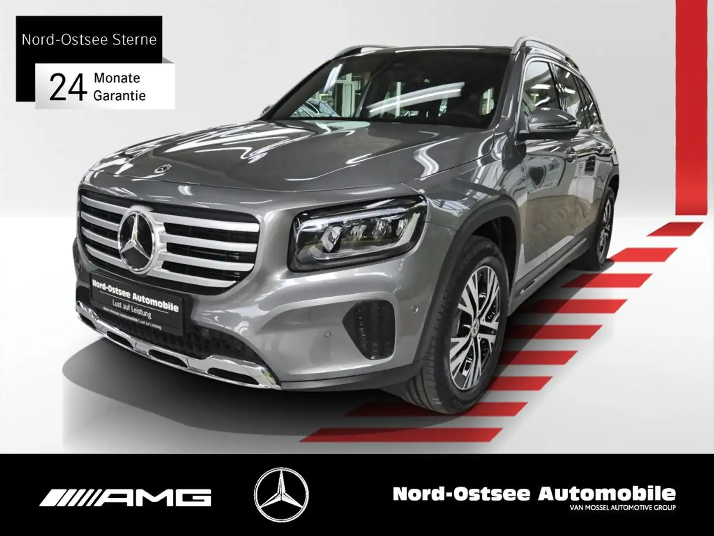 Mercedes-Benz GLB 200 PROGRESSIVE AHK PANO KAMERA Šedá - 1