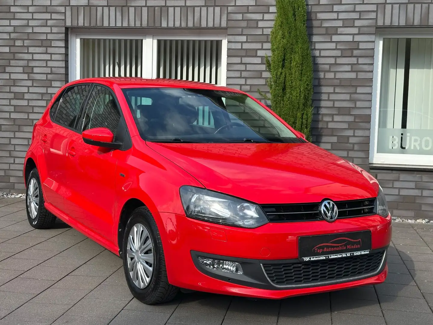 Volkswagen Polo 1.2 LIFE/Klima/Sitzheizung/1.Hand /TÜV Neu Rot - 1