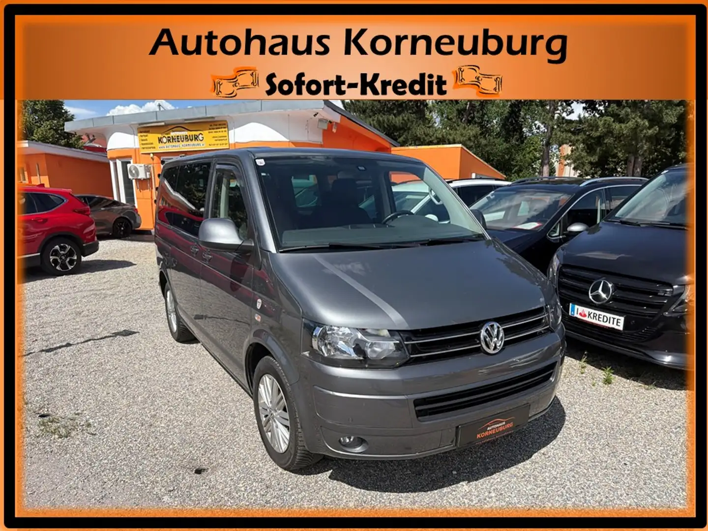 Volkswagen T5 Multivan Special *7.Sitzer*Rückfahrkamera*NAVI*Fahrradträger* Grau - 1