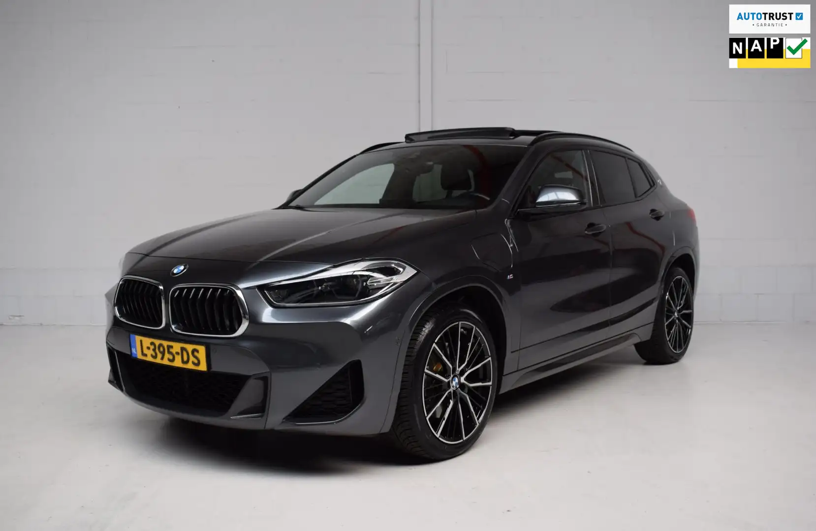 BMW X2 XDrive25e M-Sport ORG.NED / PANORAMADAK / CAMERA / Grijs - 1