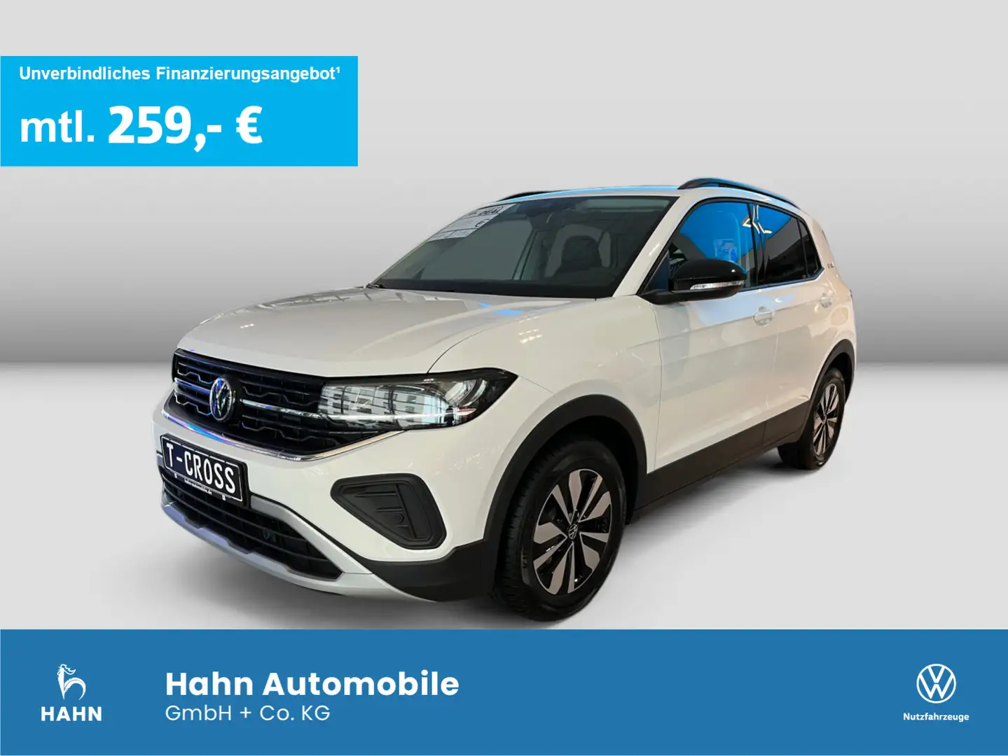 Volkswagen T-Cross T-CROSS "GOAL" GANZJAHR. RFK DIGITAL COCKPIT PRO Weiß - 1