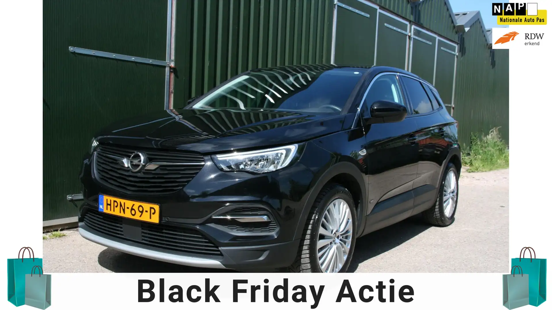 Opel Grandland X 1.6 Turbo Hybrid Business Edition PHEV NAVIGATIE, Schwarz - 1