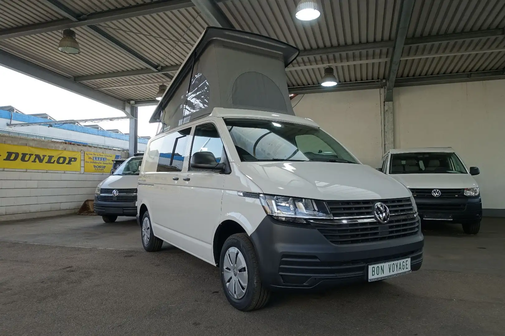Volkswagen T6 .1 ''OceanCamper by BonVoyage Aufstelldach'' Weiß - 2