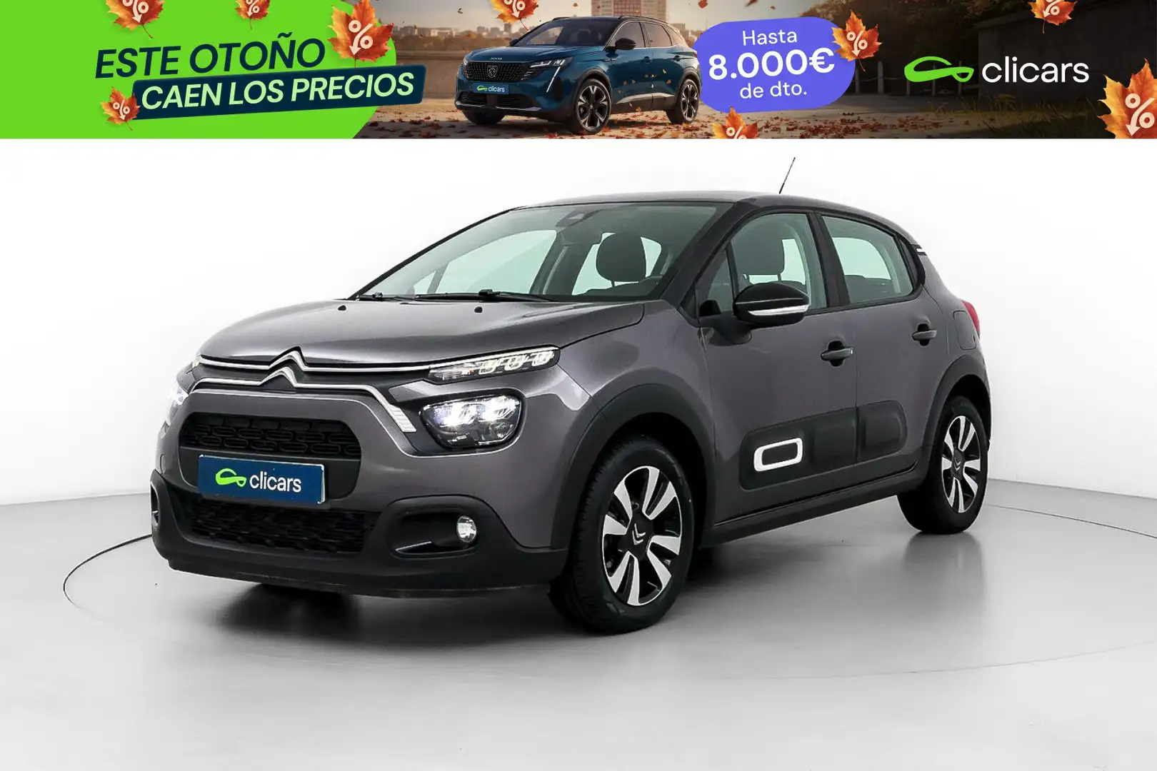 Citroen C3 1.2 PureTech S&S Feel Pack 83 Gris - 1