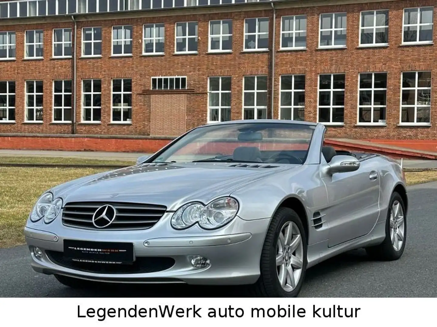 Mercedes-Benz SL 350 R230 BRD 1.LACK TECHNIK/OPTIK top Oh. ABC Stříbrná - 1