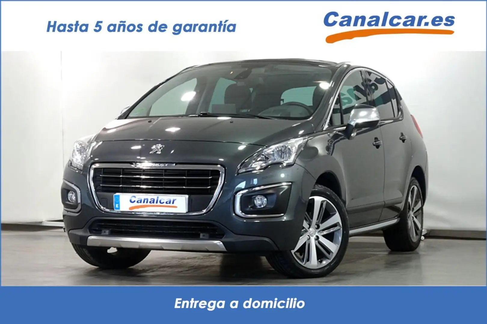 Peugeot 3008 1.6 BlueHDi Allure 120 Gris - 1