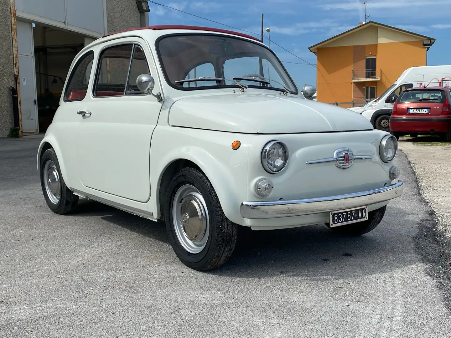 Fiat 500 F Biały - 1