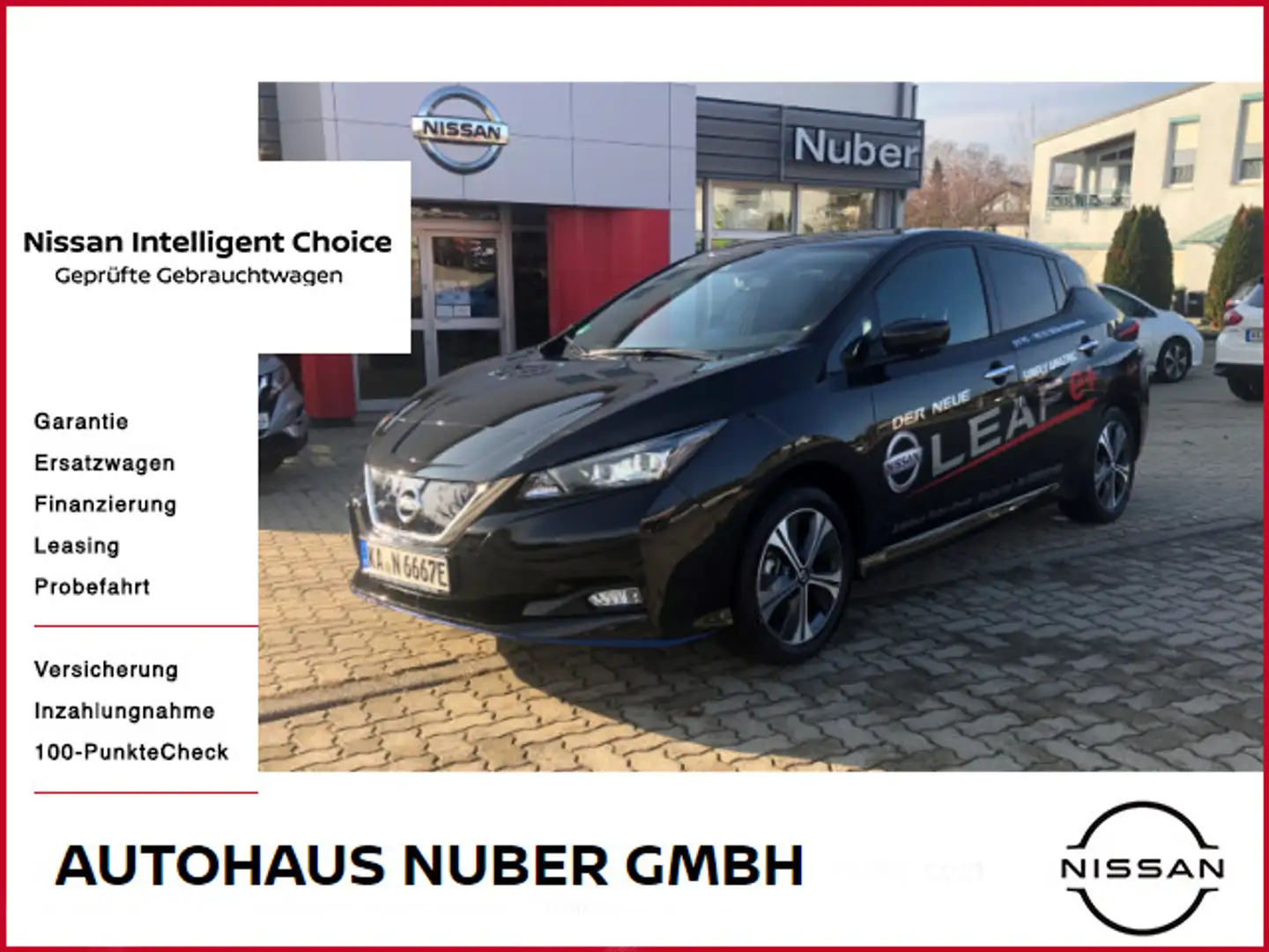 Nissan Leaf e+ N-Connecta Winterpaket LED-Scheinwerfer Schwarz - 1