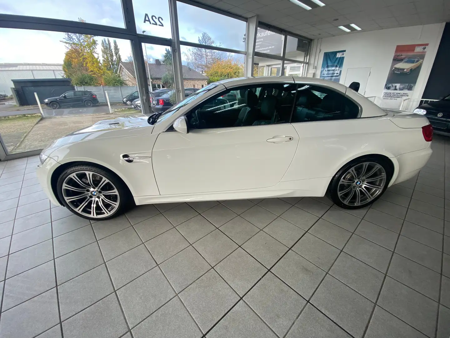 BMW M3 3er Cabrio Cabrio Drivelogic Deutsches Fahrzeug Weiß - 2