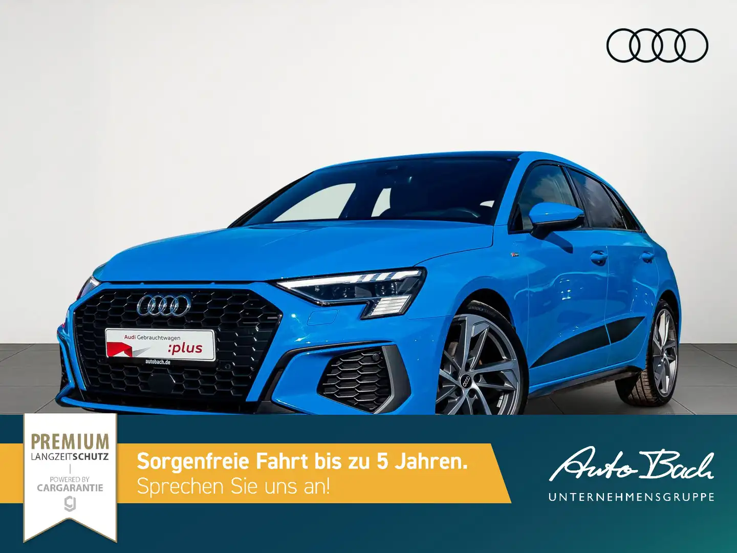 Audi A3 S line 35TFSI S tronic Panorama ACC Blau - 2