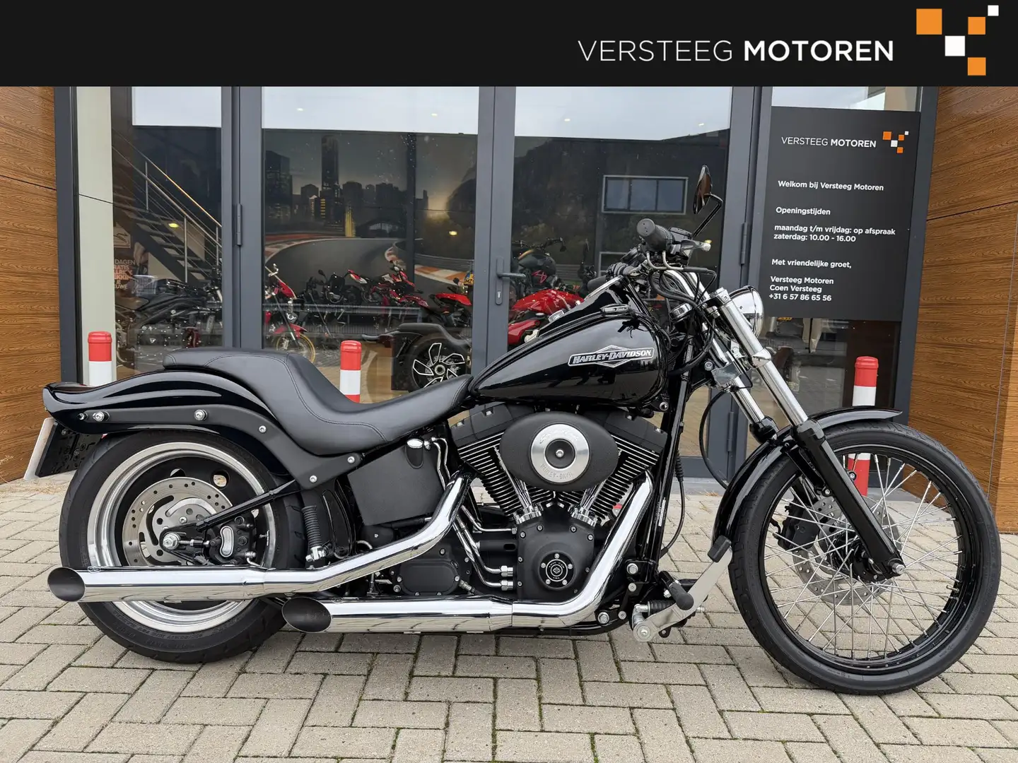 Harley-Davidson Night Train 88 FXSTB Stage 2 NL Motor Zwart - 1
