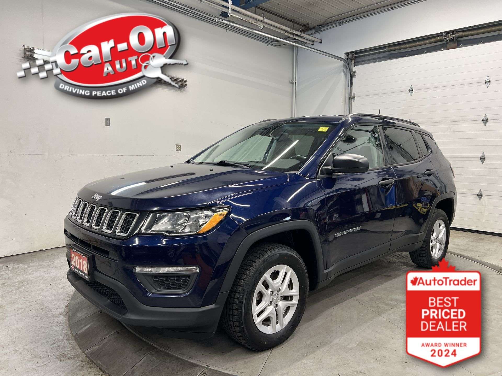Blue 2018 Jeep Compass SUV / Crossover Four-Wheel Drive Automatic