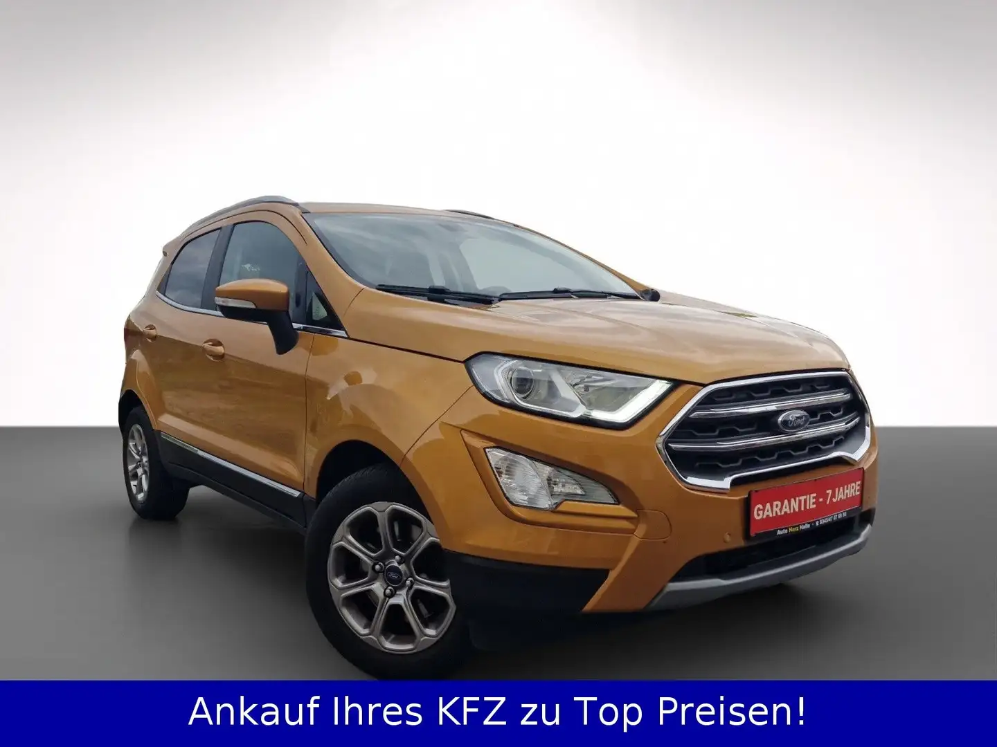 Ford EcoSport Titanium AHK+Leder+PDC+Sitz&Lenkradh Sárga - 2