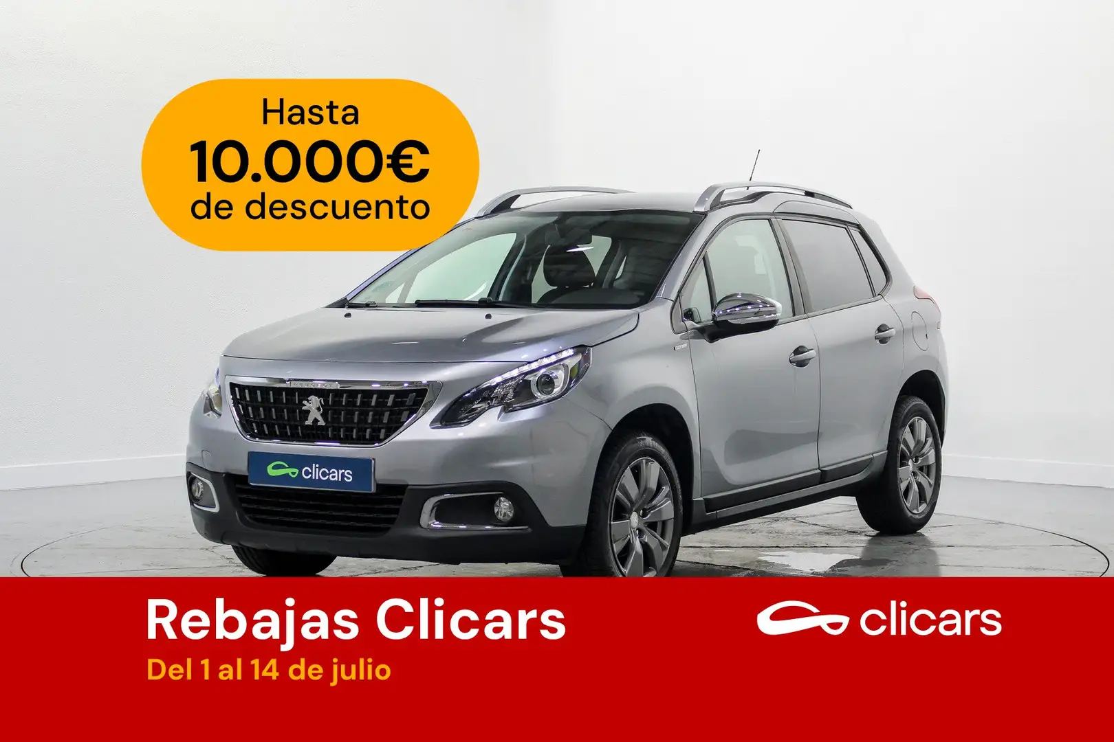 Peugeot 2008 1.5 BlueHDI S&S GT Line 100 Gris - 1