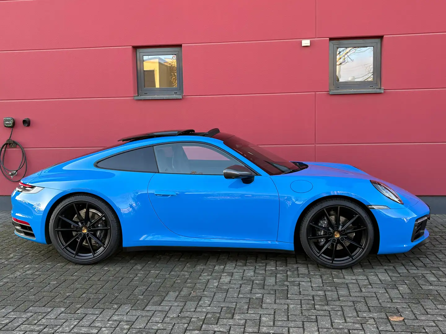Porsche 992 CARRERA COUPE T 385PS PDK CHRONOPAKET APPROVED TOP Bleu - 2