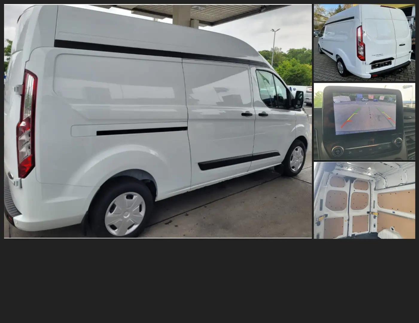 Ford Transit Custom Custom L2H2 Kamera AHK NAVI sofort lieferbar!  Tre Weiß - 1