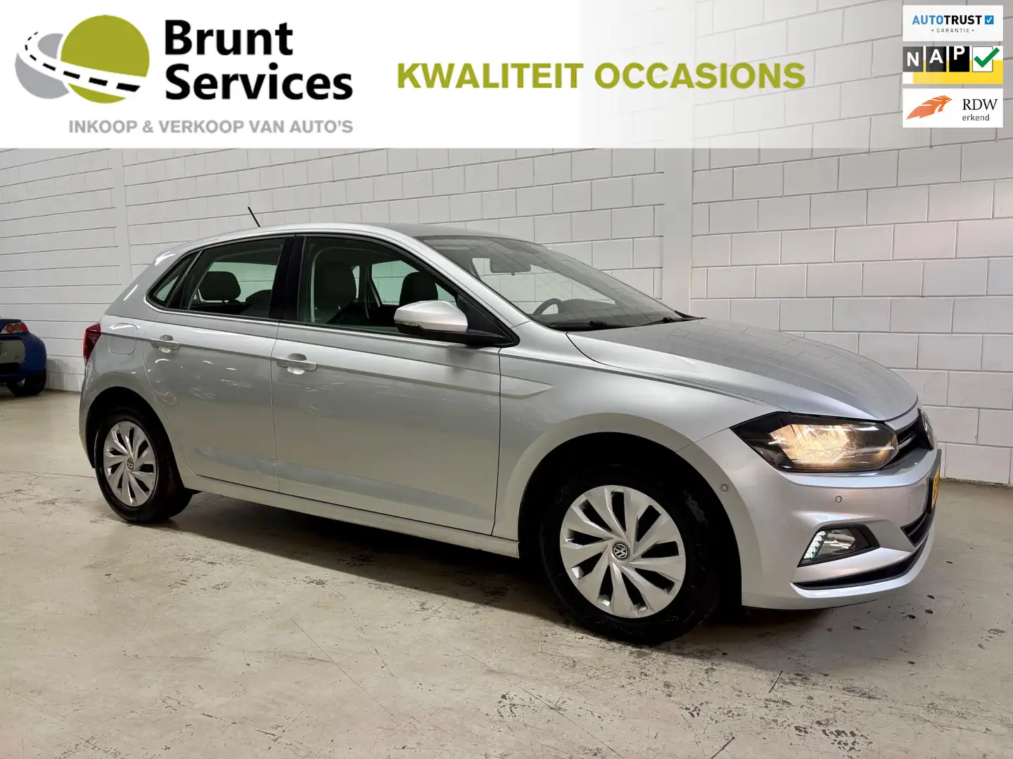 Volkswagen Polo 1.0 TSI 95PK Business Bj.19|Pdc V/A|Carplay|Navi|C Grijs - 1